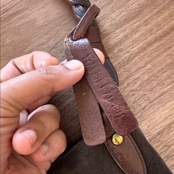 Vintage rare Ralph Lauren Suede bag - Picture 2 of 14